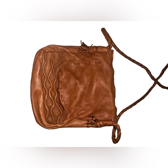 ✅Moondancer Leather Buttery Soft Handmade Leather Dark Saddle Taos Purse - Picture 10 of 12